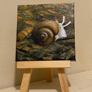 Little Brown Snail by Brenda Ferro