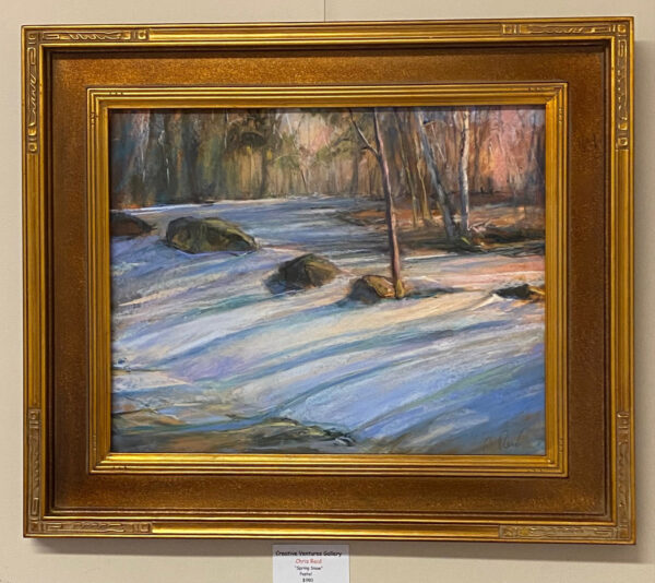 Spring Snow by Christine Reid - Pastel - $980