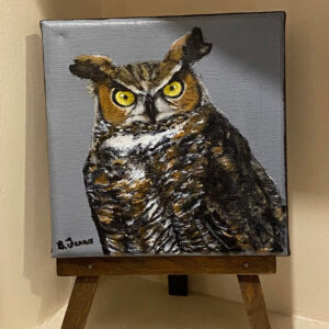 Great Horned Owl by Brenda Ferro